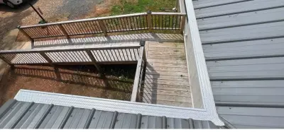 Gutter Protection Installation — Home Renovation & Remodeling Services project by Roofing Exteriors Pro