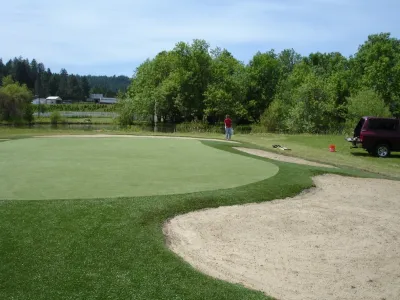 Synthetic Putting Greens — Landscape Construction project by Cascade Greens, LLC, Synthetic Installations in Portland