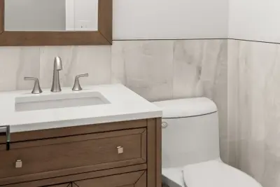 Powder Room Renovation — Home Renovation & Remodeling Services project by JWAC Construction Inc.