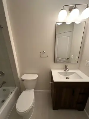 Corridor Bathroom — Home Renovation & Remodeling Services project by PLF Design & Remodeling