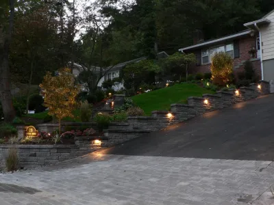 "Just a Better Way to the Top" Maplewood, New Jersey — Landscape Construction project by Cashman Landscape Mgt & Design Inc. in Maplewood