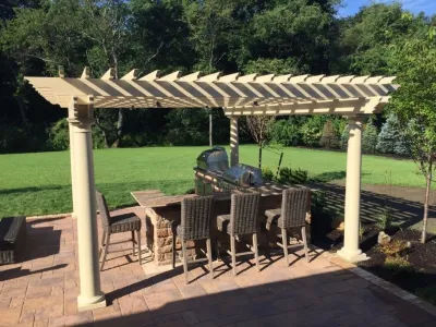 "Mature Entertainment" Denville, New Jersey — Landscape Construction project by Cashman Landscape Mgt & Design Inc. in Denville