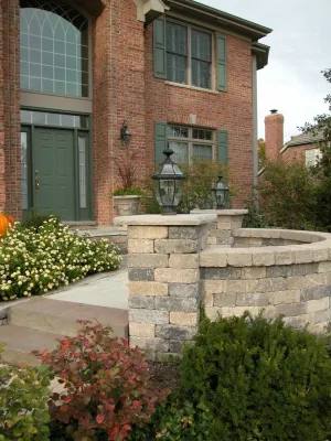 Naperville Private Residence Front Walkway by CB Conlin Landscapes Inc.