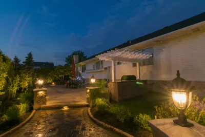 Outdoor Lighting Projects — Landscape Construction project by Charles & Son Construction & Landscaping Inc.