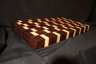 Checkerboard Cutting Board — Home Renovation & Remodeling Services project by Crosben Contracting