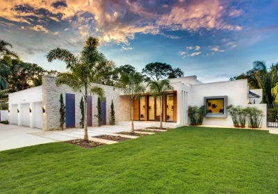 Oyster Bay Small Modern by BORDEN Landscape Design