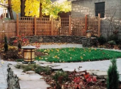 Two Lanterns, Roslindale, MA — Landscape Construction project by Christie Dustman & Company INC.