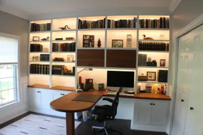 remote workspace — Home Renovation & Remodeling Services project by Veritas Custom Homes