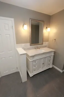 Classic Bathroom Renovation in Levittown — Home Renovation & Remodeling Services project by Level Best Construction