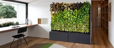Living room Gsky Smart wall — Landscape Construction project by City Plantscaping, LLC