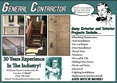 William P. Letchworth III - Handyman Services in Ione, CA