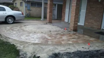 Small landscape re-design, installation and pavers — Landscape Construction project by Clean Cut Landscape Co in Harahan