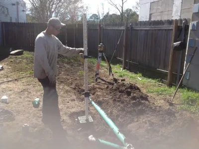PVC Lawn Drainage Systems — Landscape Construction project by Clean Cut Landscape Co