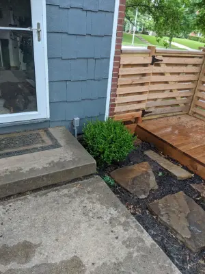 Stacked Horizontal Fence — Home Renovation & Remodeling Services project by Crosben Contracting