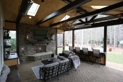 Huntersville Open-Air Living Space — Home Renovation & Remodeling Services project by Turner Design Build