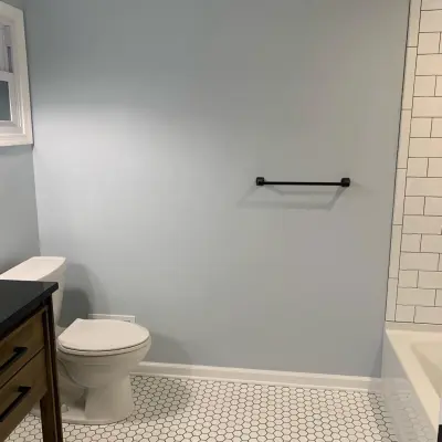 Huntingdon Valley Restroom — Home Renovation & Remodeling Services project by A B Graham Contracting