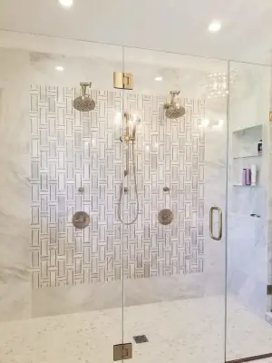 Huntington Bay Primary Bathroom — Home Renovation & Remodeling Services project by Galante Building & Renovations, Inc.