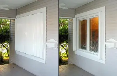 Storm-Resistant Hurricane Shutters — Home Renovation & Remodeling Services project by Pro Restoration Services LLC