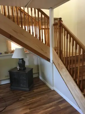 Interior Staircase — Home Renovation & Remodeling Services project by Olhausen Construction And Management, LLC