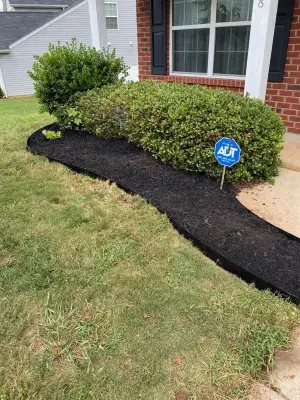 Landscape Edging, Weed Barrier, and Mulch Installation — Home Renovation & Remodeling Services project by V & B Construction Services, Inc.