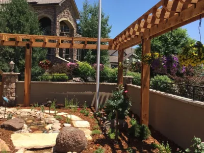 A Lovely Courtyard by Colorado Vista Landscape Design, Inc.