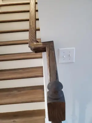 Indoor Stairway — Home Renovation & Remodeling Services project by Hos Trim LLC