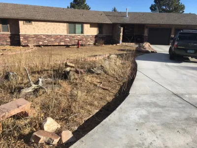 Foothills Mountain Home Transformation by Colorado Vista Landscape Design, Inc.