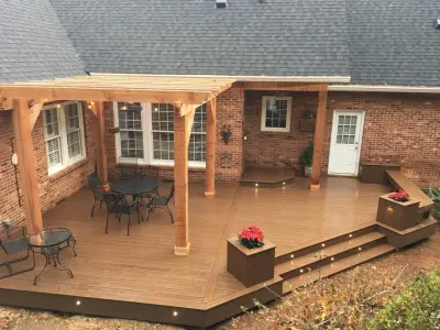 IPE Composite Flooring by Badin Lake Builders