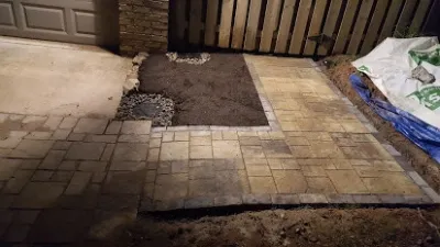 Drainage And Hardscape — Landscape Construction project by Community Development And Investment LLC