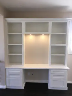 Johnston Workstation — Home Renovation & Remodeling Services project by RK Design And Build