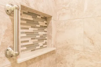 Relaxed and Cozy Main Bathroom by J&J Carpet One Floor & Home