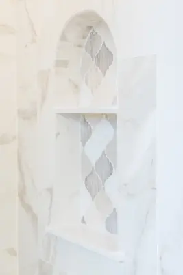 Luxurious Glamorous Master Bathroom by J&J Carpet One Floor & Home