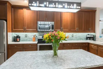 Chic and Elegant Penthouse Flooring and Kitchen by J&J Carpet One Floor & Home