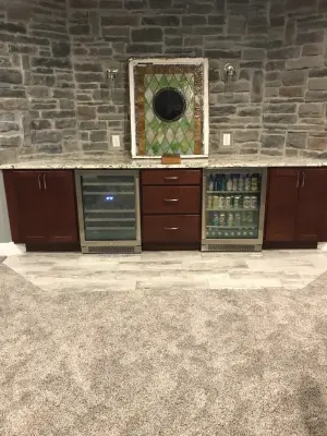 Basement Renovation by Mel's Carpet Outlet