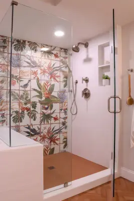 Tropical Spa Bathroom Retreat — Carpet Installation project by J&J Carpet One Floor & Home