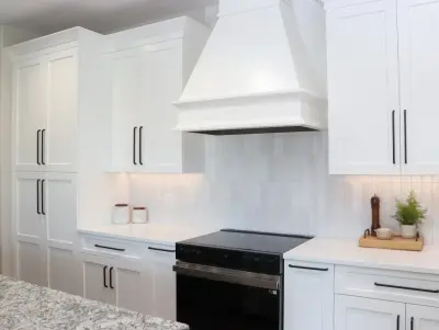 Bicolor Personalized Kitchen — Carpet Installation project by J&J Carpet One Floor & Home