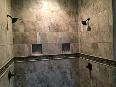 Luxury Bathroom Tile and Custom Shower Renovation — Kitchen Remodeling project by Tile KC