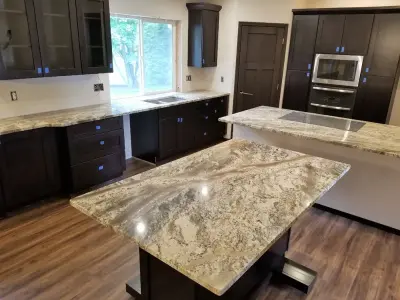 Updated Kitchen Countertop — Kitchen Remodeling project by Spokane Stone Creations LLC