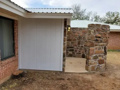 Outdoor Shower Bathroom — Kitchen Remodeling project by Stalworth Construction
