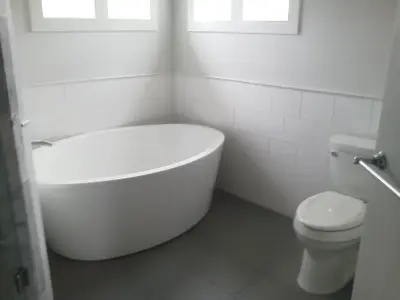 Serene Master Bathroom Featuring Soaking Tub — Kitchen Remodeling project by Shawn's Tile & Construction