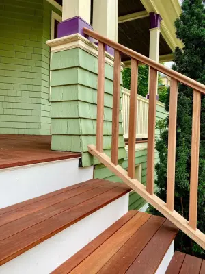 Newton Steps and Veranda — Kitchen Remodeling project by Godfrey Design-Build, LLC
