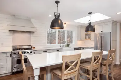 Simplicity Farmhouse Kitchen — Kitchen Remodeling project by Robinwood Kitchens