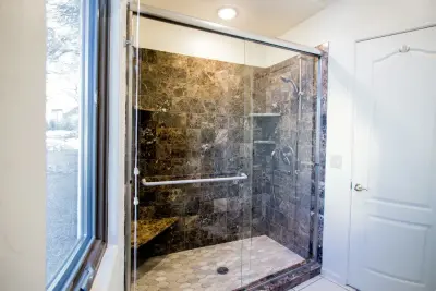 Northeast Side Shower Conversion from Tub with Tile — Kitchen Remodeling project by XtremeBath.Com LLC