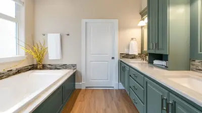Silktassel Bathroom in the Northwest — Kitchen Remodeling project by Corvallis Custom Kitchens & Baths