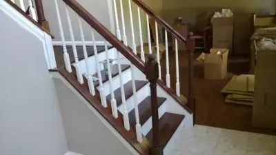 oak steps — Kitchen Remodeling project by Aristocrat Construction LLC.