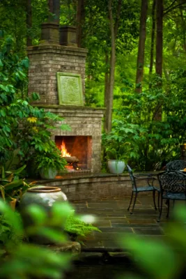 WOODSY OUTDOOR KITCHEN — Landscape Construction project by Coogan's Design Build in Charlotte