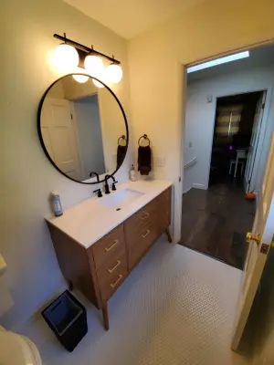 Kids Bathroom Renovation — Kitchen Remodeling project by Scherling Contracting Group