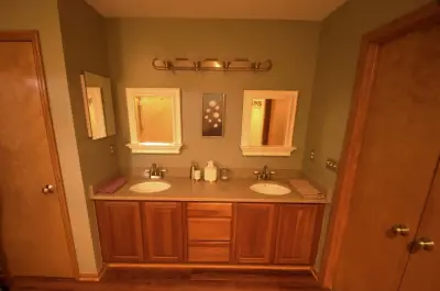 Spacious Shower in an Open Bathroom — Kitchen Remodeling project by Bathroom And Kitchen Services, LLC