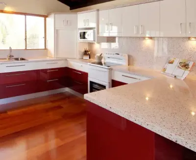 Jacksonville Open Kitchen Featuring Tall Backsplash — Kitchen Remodeling project by Granite Transformations Of Jacksonville
