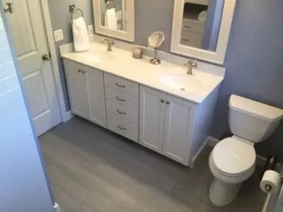 Orvis Restroom Renovation — Kitchen Remodeling project by Tramco Kitchen And Bath